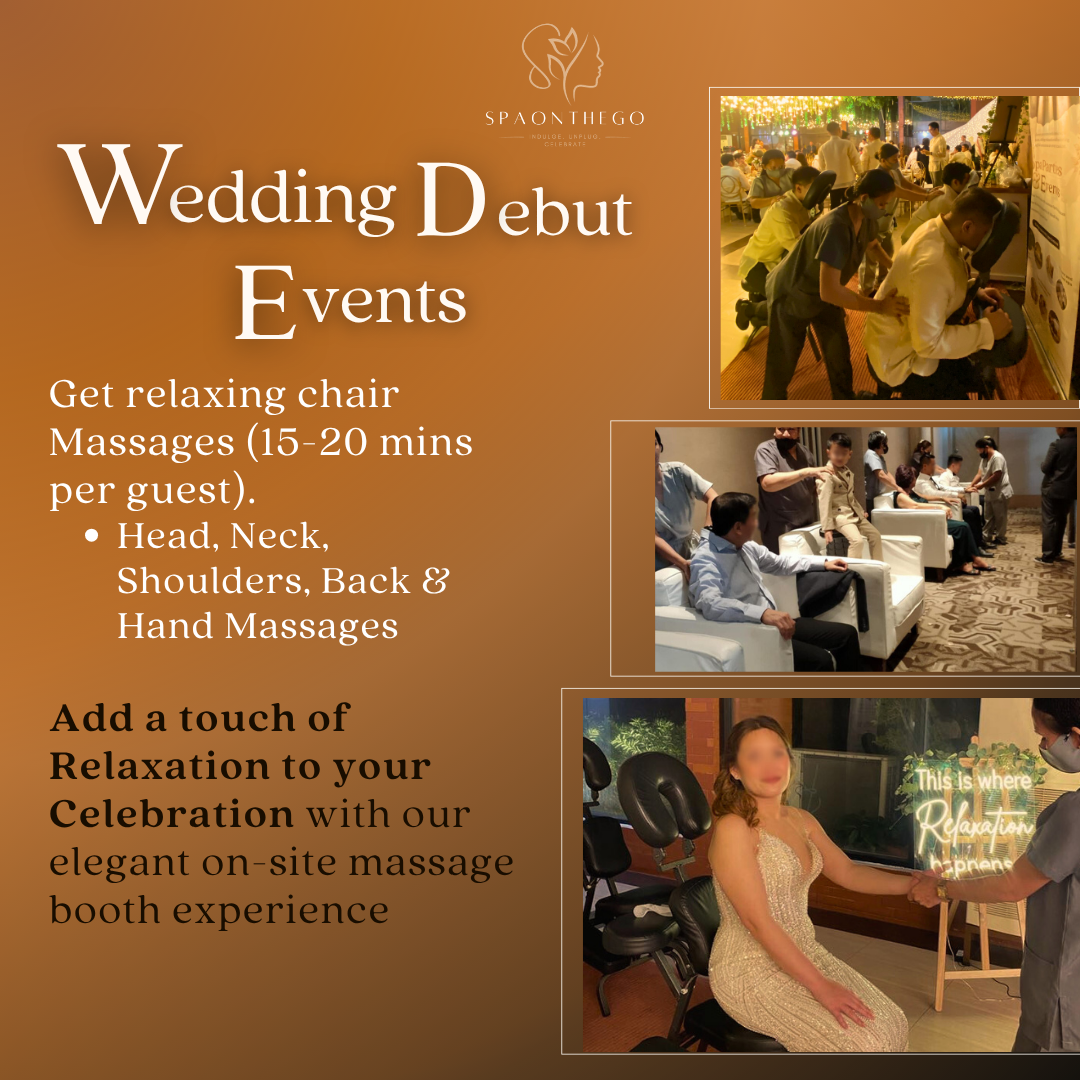 Spa Lounge for Wedding & Event Receptions/ Cocktail Hour