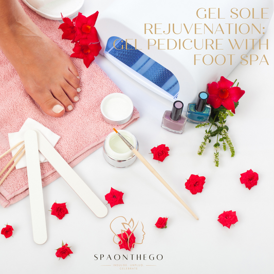 Gel Sole Rejuvenation: Gel Pedicure with Foot Spa