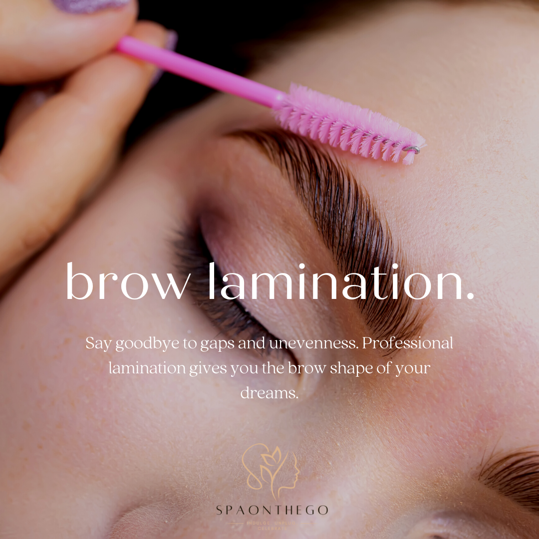 Brow Lamination w/ free eyebrow threading (by advance appointment only, message us before booking online)